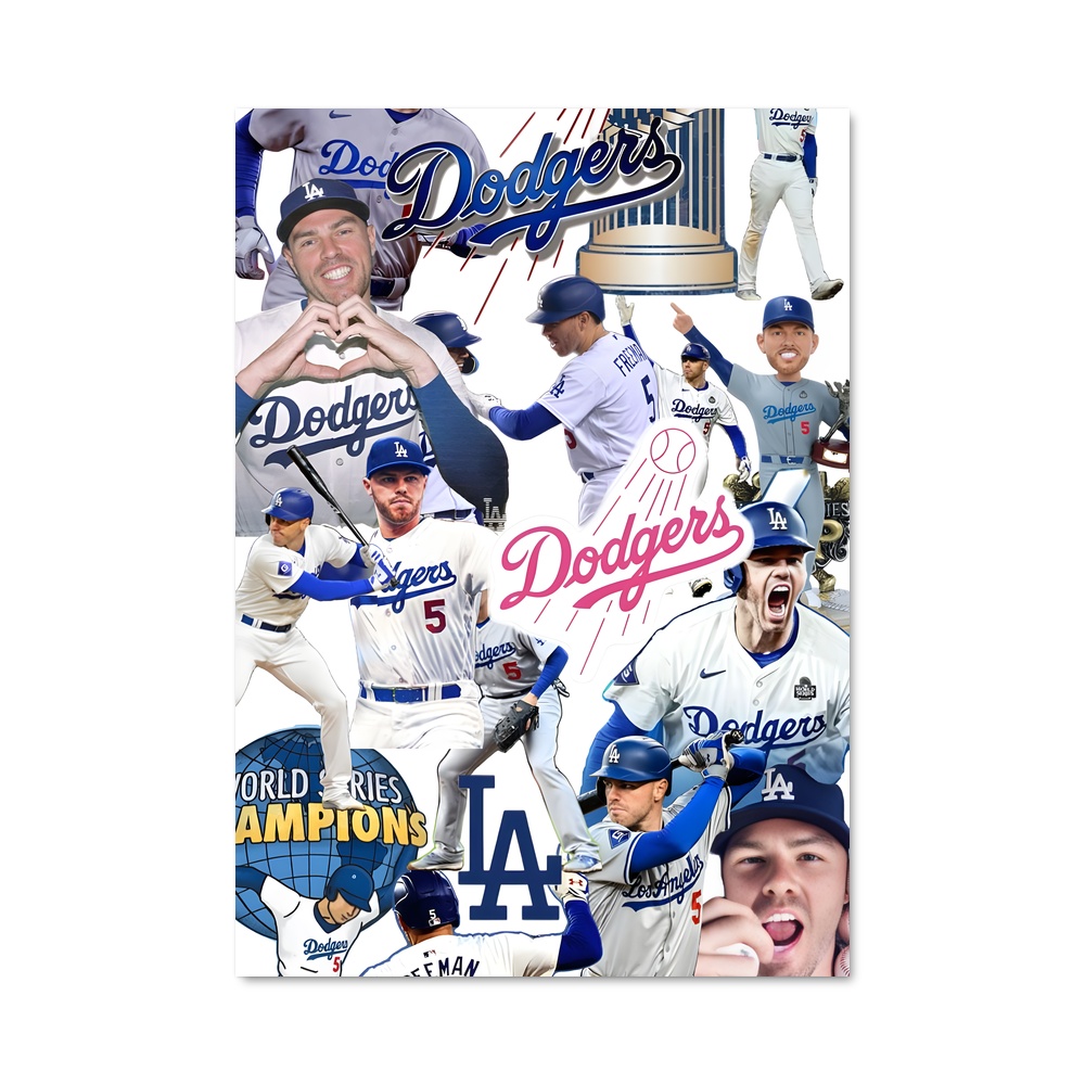Poster Team Spirit Dodgers